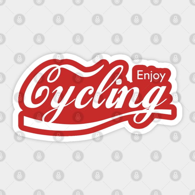 Enjoy Cycling Sticker by inkstyl